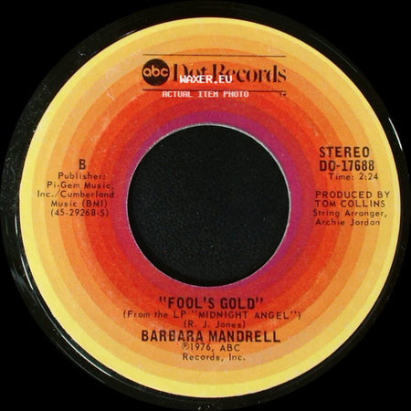 Barbara Mandrell - Married But Not To Each Other / Fool's Gold side B