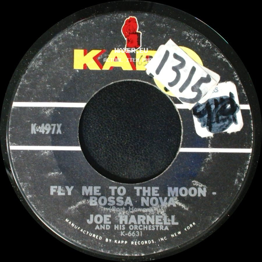 Joe Harnell And His Orchestra - Fly Me To The Moon - Bossa Nova / Harlem Nocturne side A