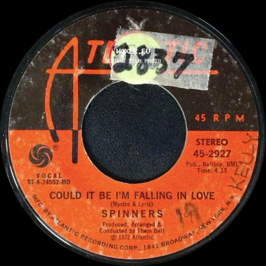 Spinners - Just You And Me Baby / Could It Be I'm Falling In Love side B