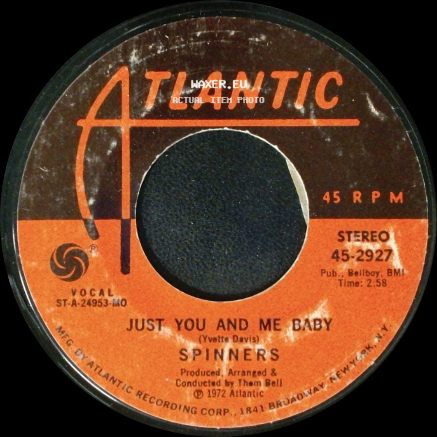 Spinners - Just You And Me Baby / Could It Be I'm Falling In Love side A