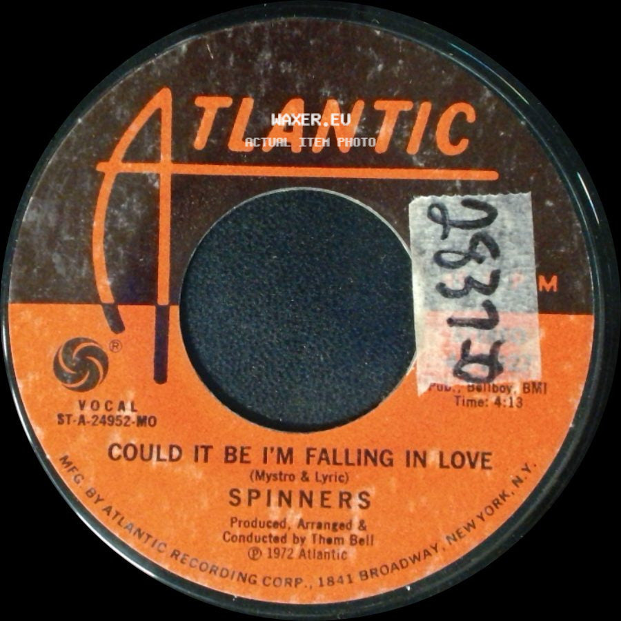 Spinners - Just You And Me Baby / Could It Be I'm Falling In Love side B