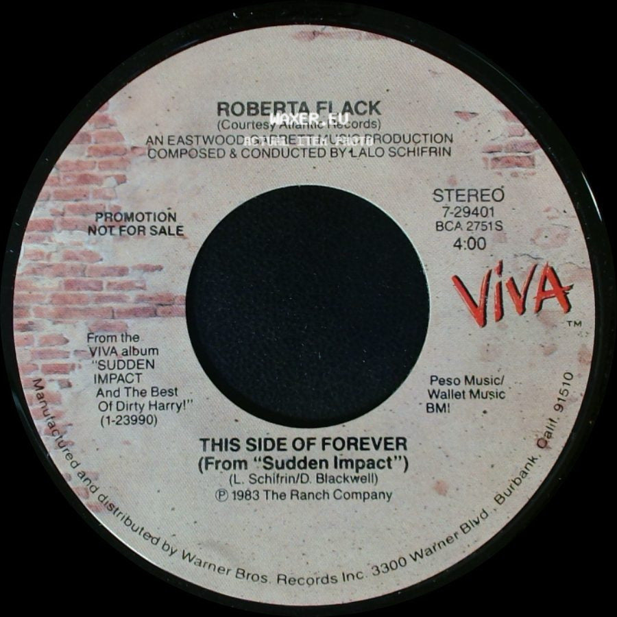 Roberta Flack - This Side Of Forever (From "Sudden Impact") / This Side Of Forever (From "Sudden Impact") side B