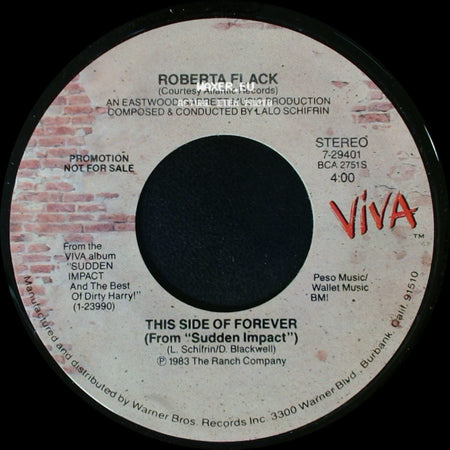 Roberta Flack - This Side Of Forever (From "Sudden Impact") / This Side Of Forever (From "Sudden Impact") side B