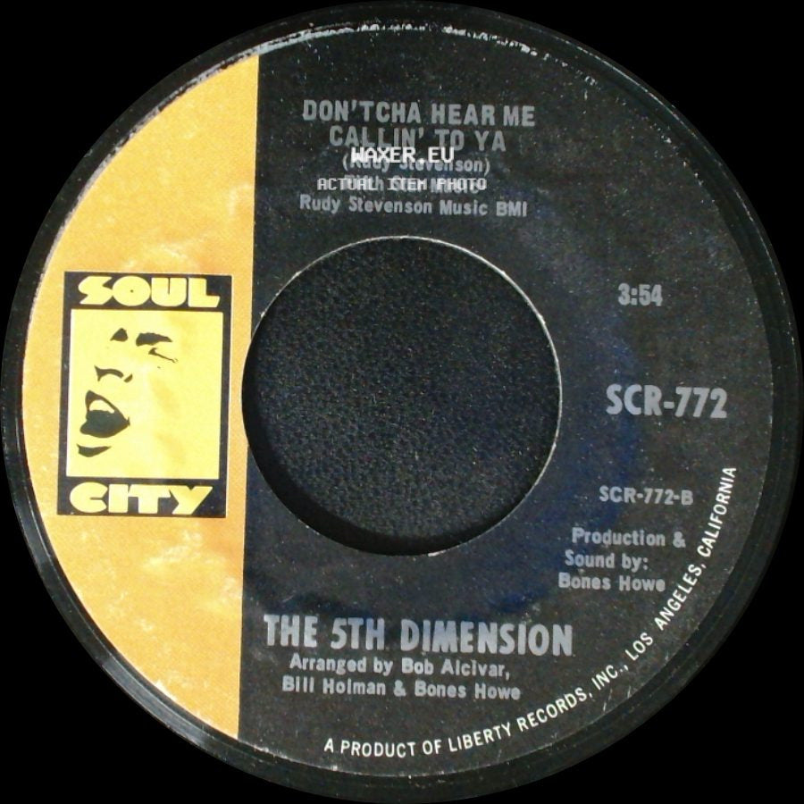 The 5Th Dimension - Medley: Aquarius / Let The Sunshine In (The Flesh Failures) / Don'tcha Hear Me Callin' To Ya side B