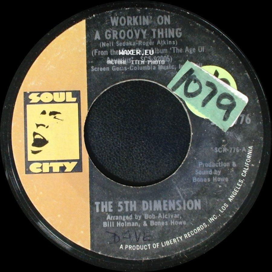 The 5Th Dimension - Workin' On A Groovy Thing / Broken Wing Bird side A