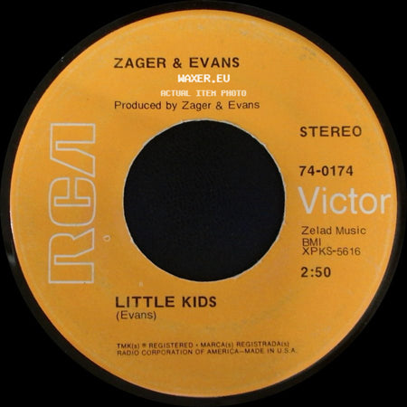 Zager & Evans - In The Year 2525 (Exordium & Terminus) / Little Kids side B
