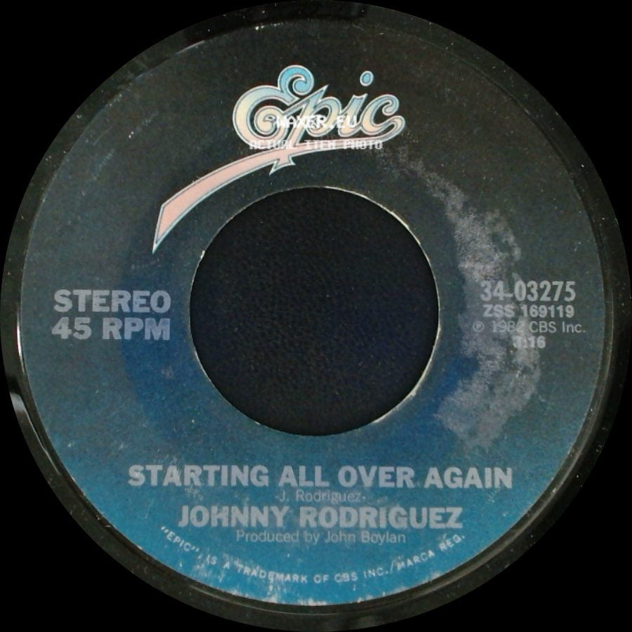 Johnny Rodriguez - Starting All Over Again / He's Not Entitled To Your Love side A