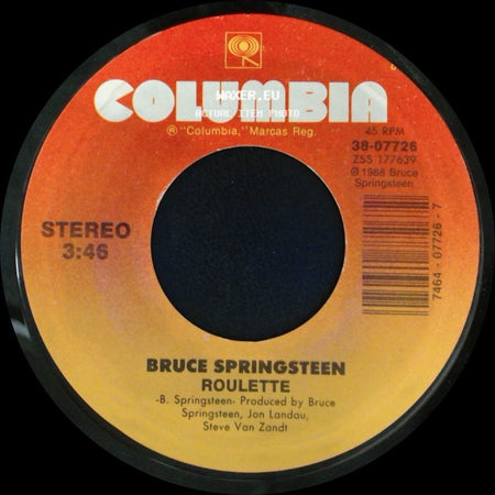 Bruce Springsteen - One Step Up / Roulette side B