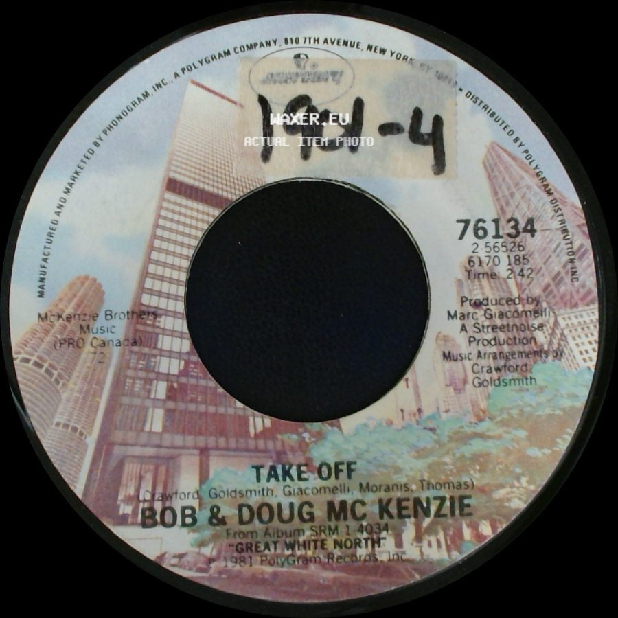 Elron Mckenzie / Bob & Doug Mc Kenzie - Bob & Doug Mckenzie / Take Off side B