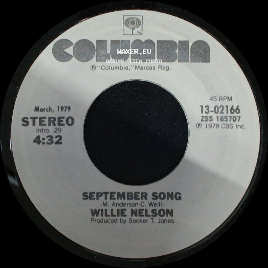 Willie Nelson - September Song / On The Road Again side A