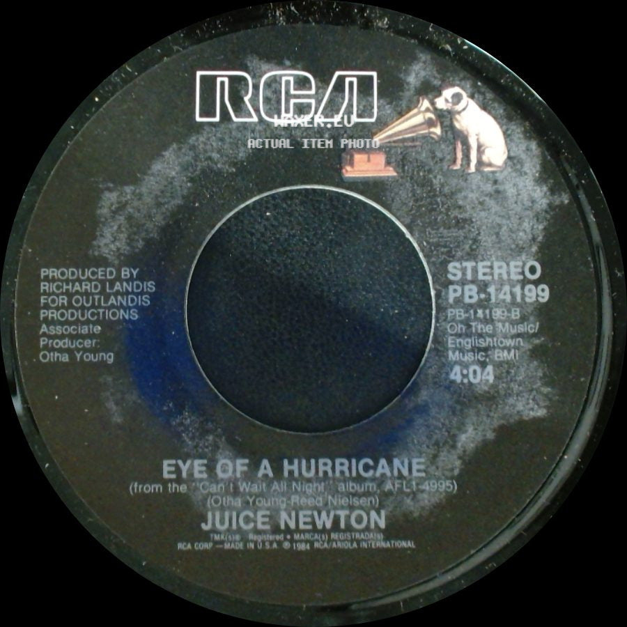 Juice Newton - Hurt / Eye Of A Hurricane side B