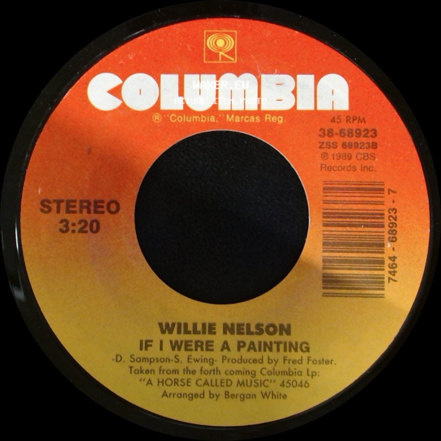 Willie Nelson - If I Were A Painting / Nothing I Can Do About It Now side A