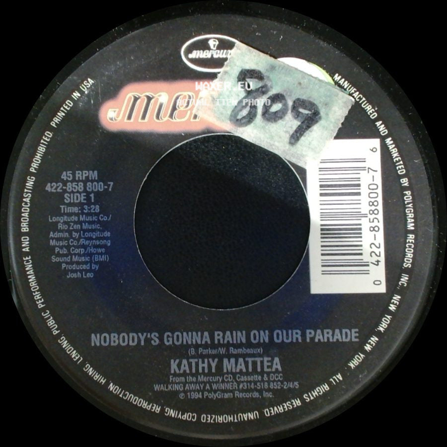Kathy Mattea - Nobody's Gonna Rain On Our Parade / Grand Canyon side A
