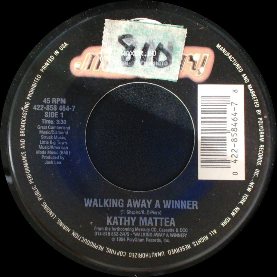 Kathy Mattea - Walking Away A Winner / The Cape side A