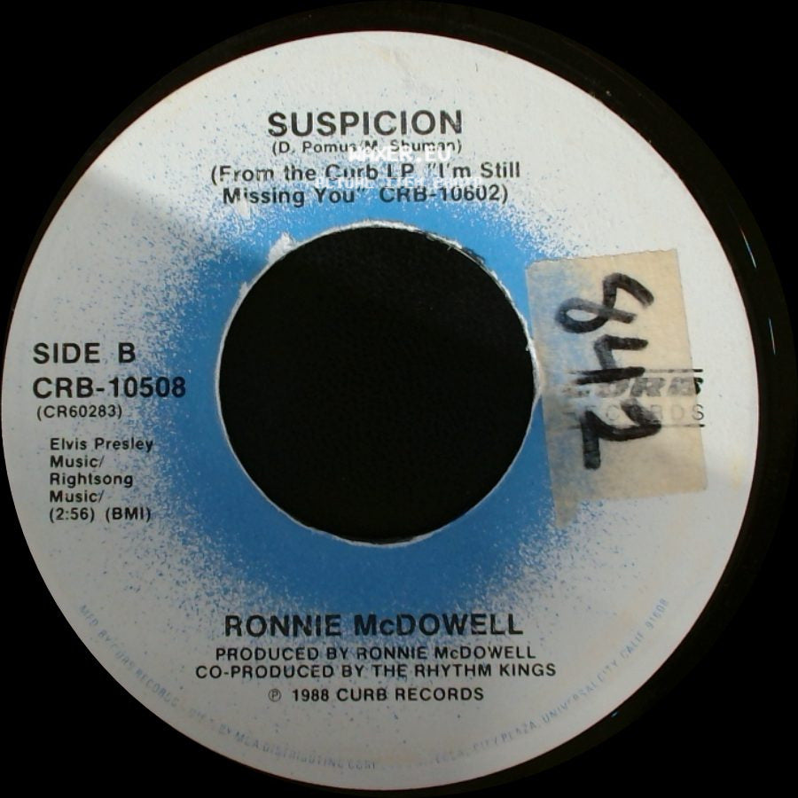 Ronnie Mcdowell - I'm Still Missing You / Suspicion side B