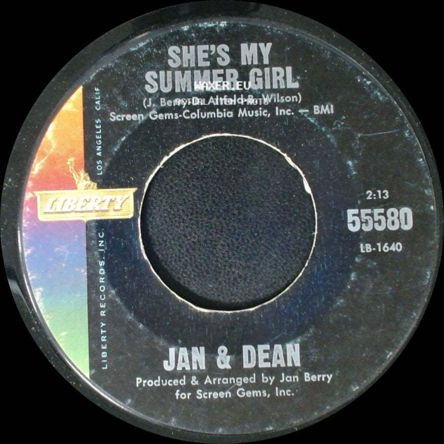 Jan & Dean - Surf City / She's My Summer Girl side B