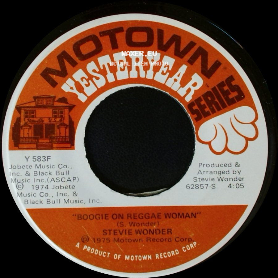 Stevie Wonder - Boogie On Reggae Woman / You Haven't Done Nothin' side A