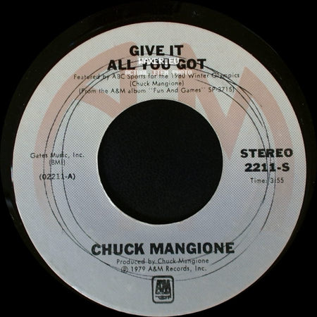 Chuck Mangione - B'bye / Give It All You Got side B