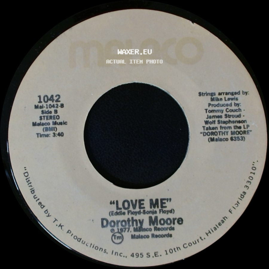 Dorothy Moore - I Believe You / Love Me side B