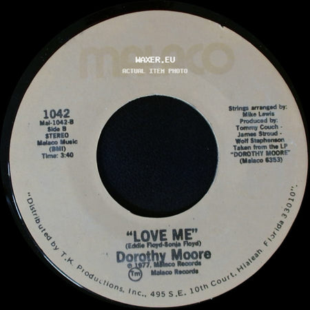 Dorothy Moore - I Believe You / Love Me side B
