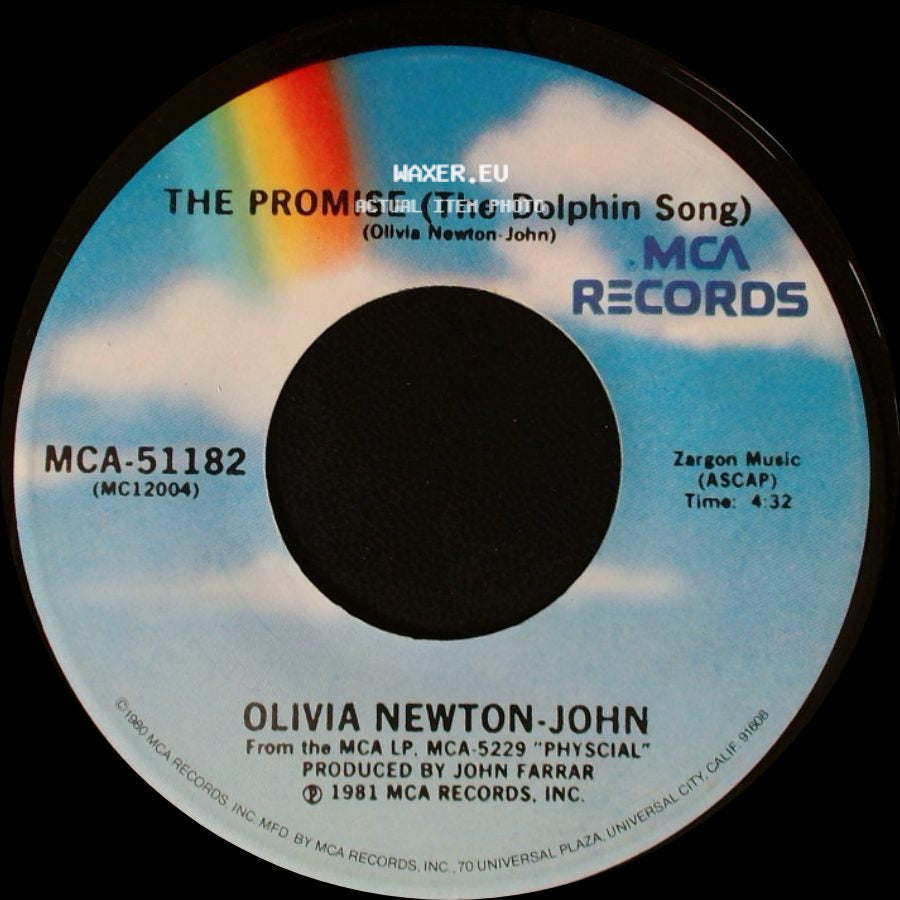 Olivia Newton-John - Physical / The Promise (The Dolphin Song) side B