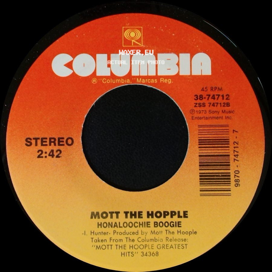 Mott The Hoople - Honalooche Boogie / All The Young Dudes side A