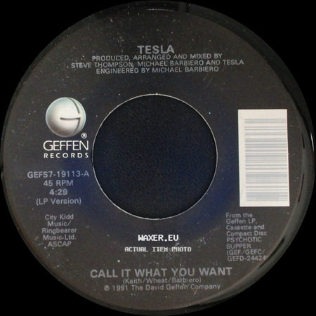 Tesla - Children's Heritage / Call It What You Want side B