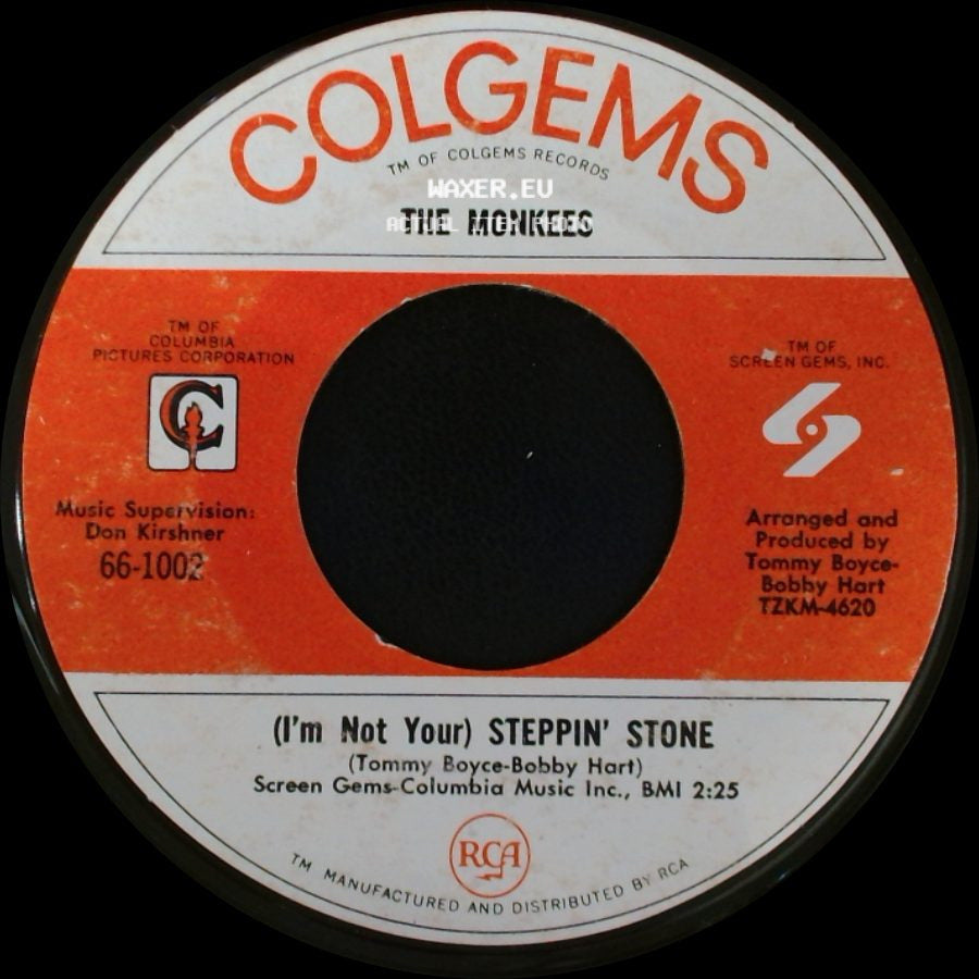 The Monkees / The Munks - (I'm Not Your) Steppin' Stone / I'm A Believer side A