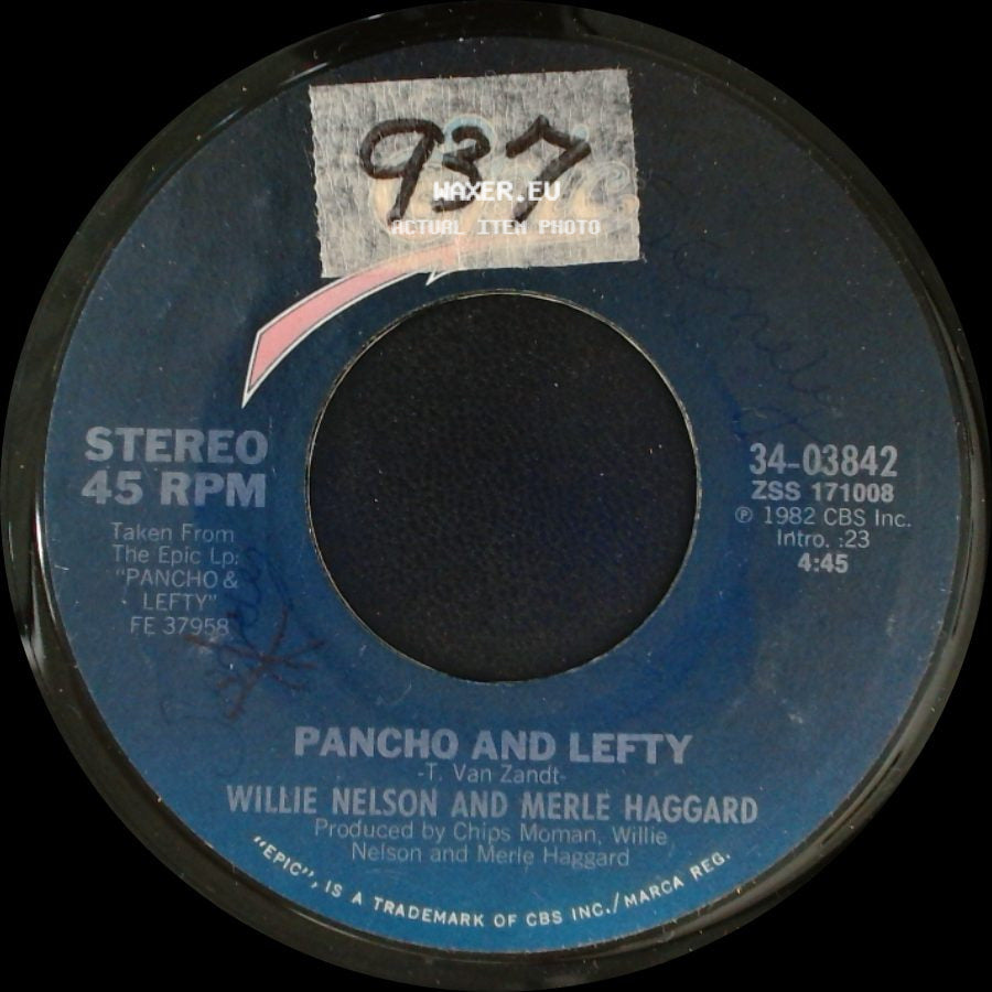 Willie Nelson And Merle Haggard - Pancho And Lefty / Opportunity To Cry side A