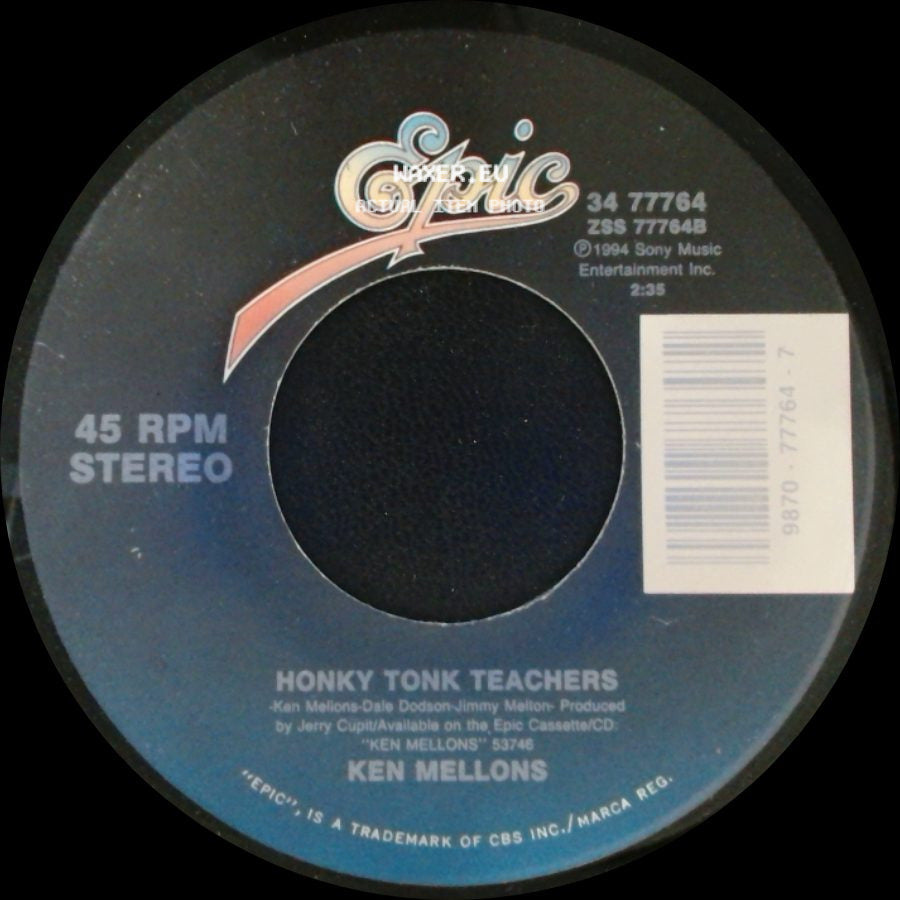 Ken Mellons - Honky Tonk Teachers / I Can Bring Her Back side A