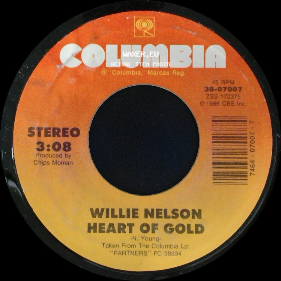 Willie Nelson - Heart Of Gold / So Much Like My Dad side A