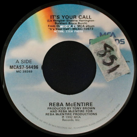 Reba Mcentire - It's Your Call / For Herself side A
