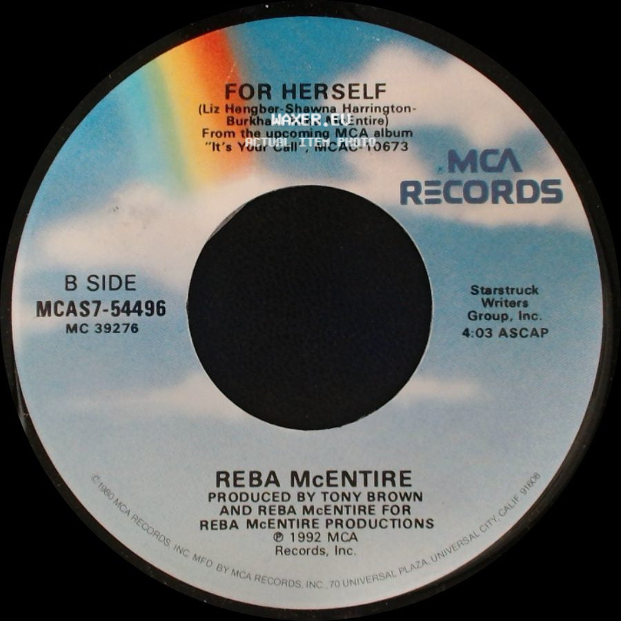 Reba Mcentire - It's Your Call / For Herself side B