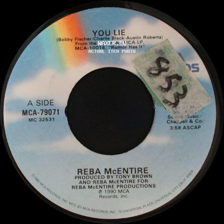 Reba Mcentire - You Lie / That's All She Wrote side A