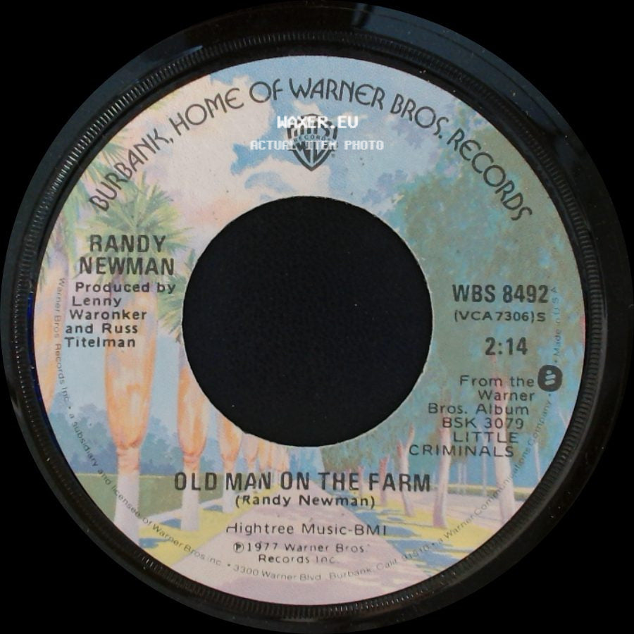 Randy Newman - Short People / Old Man On The Farm side B