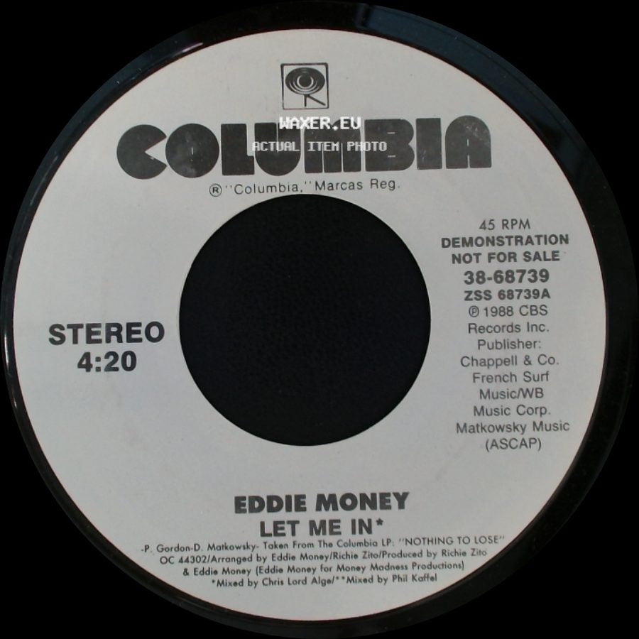 Eddie Money - Let Me In / Let Me In side A