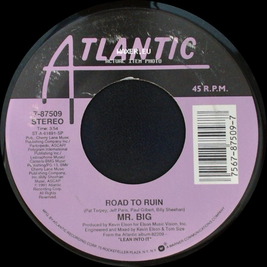 Mr. Big - Just Take My Heart / Road To Ruin side B