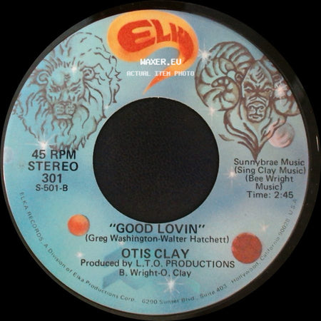Otis Clay - Turn Back The Hands Of Time / Good Lovin' side B