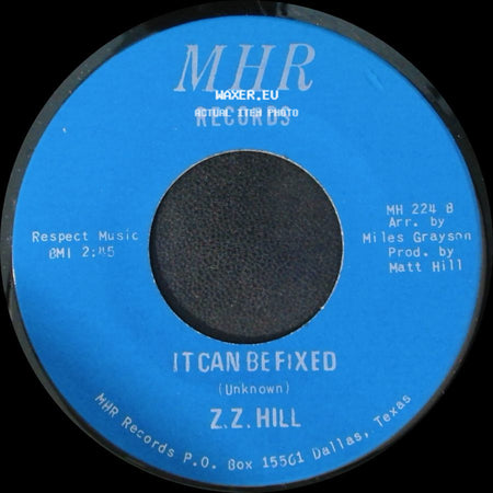 Z.Z. Hill - You Better Take Time / It Can Be Fixed side B