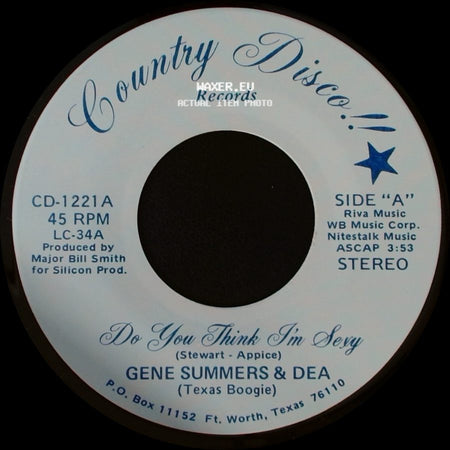 Gene Summers & Dea - Do You Think I'm Sexy / The Clown side A