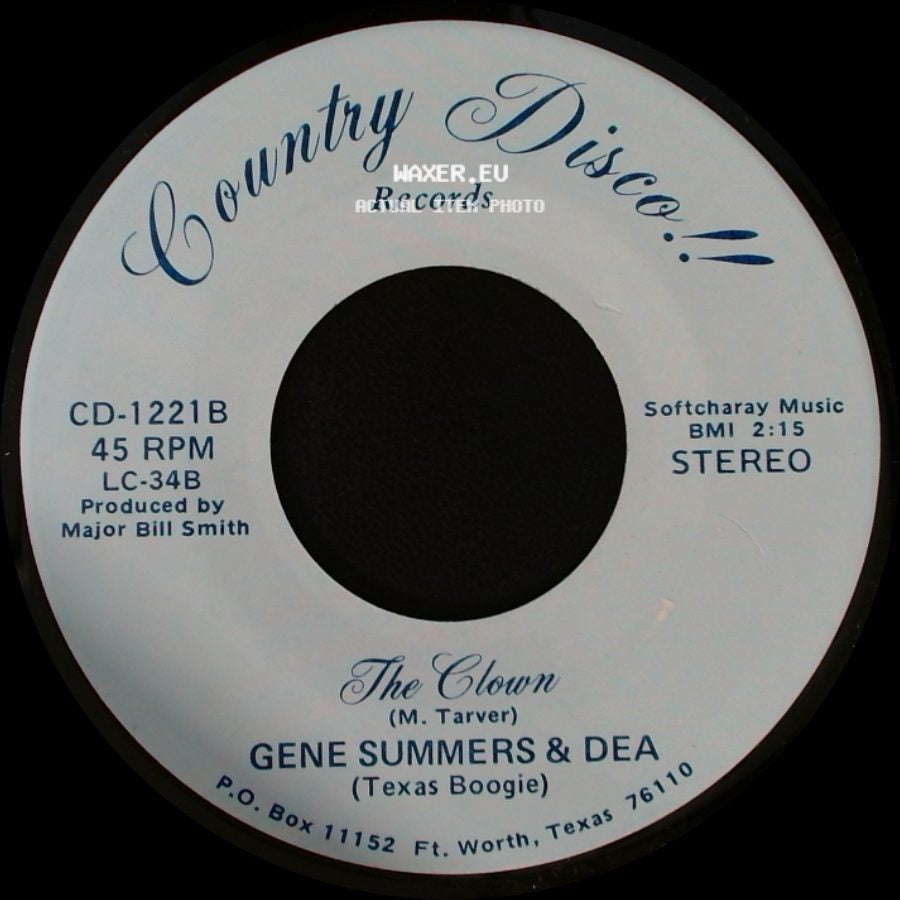 Gene Summers & Dea - Do You Think I'm Sexy / The Clown side B