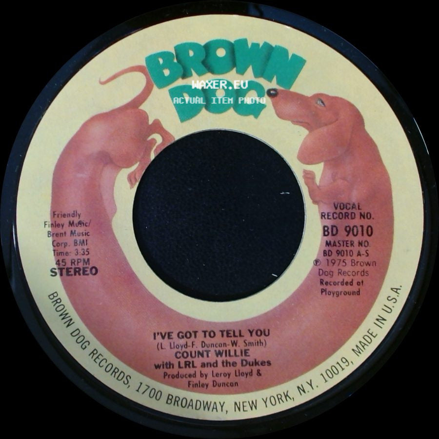 Lrl And The Dukes / Count Willie With Lrl And The Dukes - Double Funk / I've Got To Tell You side B