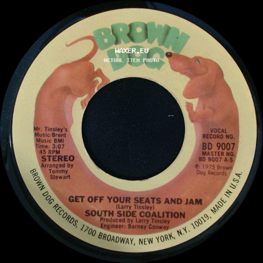 South Side Coalition - Get Off Your Seats And Jam / Get Off Your Seats And Jam side A