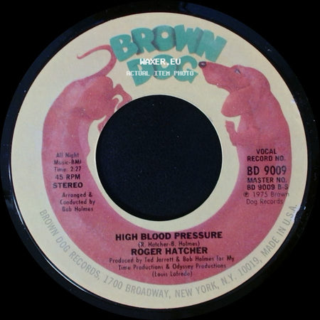 Roger Hatcher - High Blood Pressure / High Blood Pressure side B