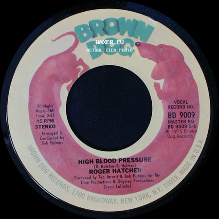 Roger Hatcher - High Blood Pressure / We Gonna Make It side A