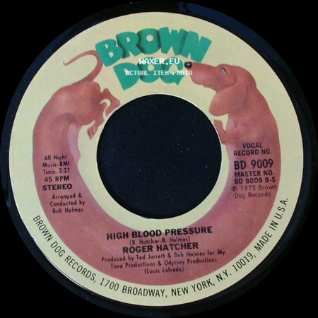 Roger Hatcher - High Blood Pressure / We Gonna Make It side A