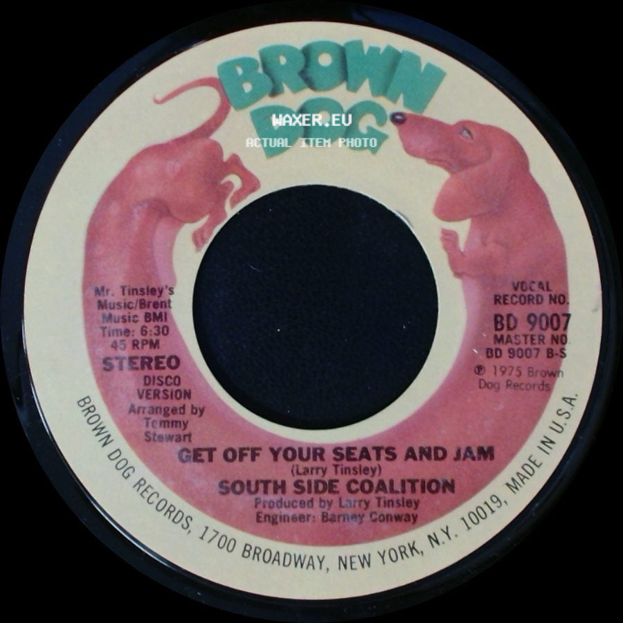 South Side Coalition - Get Off Your Seats And Jam / Get Off Your Seats And Jam side A