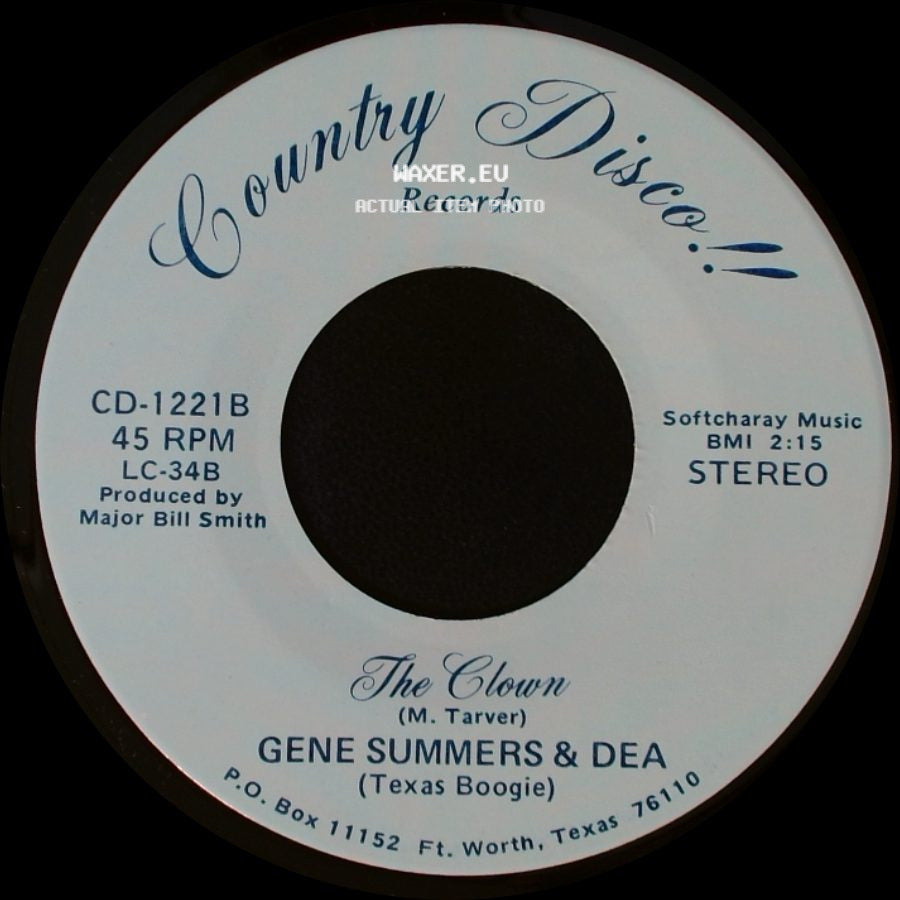 Gene Summers & Dea - Do You Think I'm Sexy / The Clown side B
