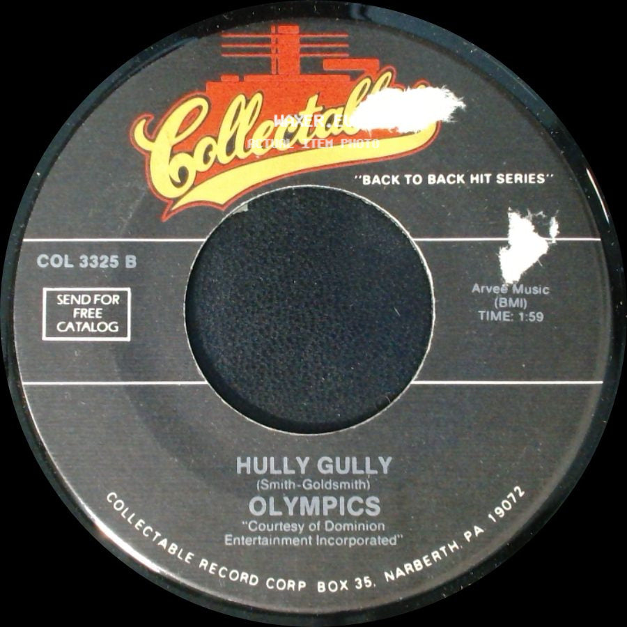 Olympics - Hully Gully / The Bounce side A