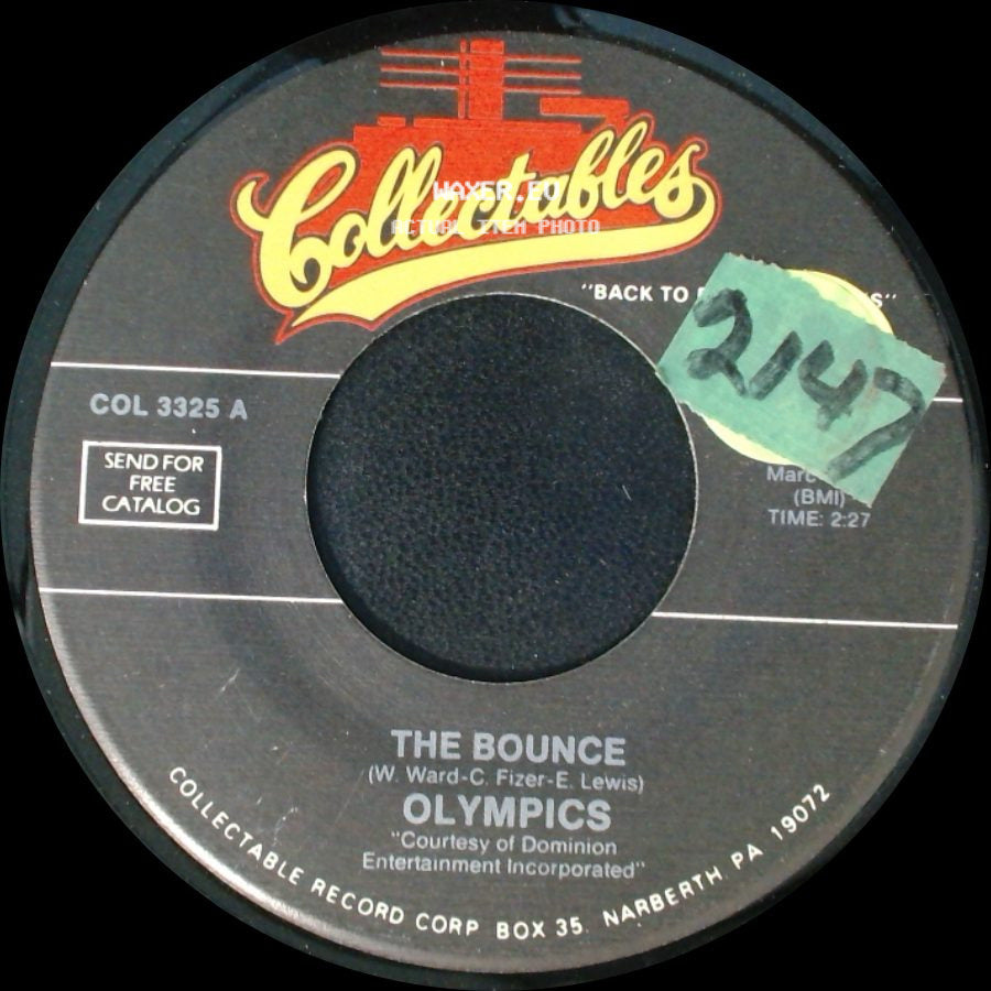 Olympics - Hully Gully / The Bounce side B